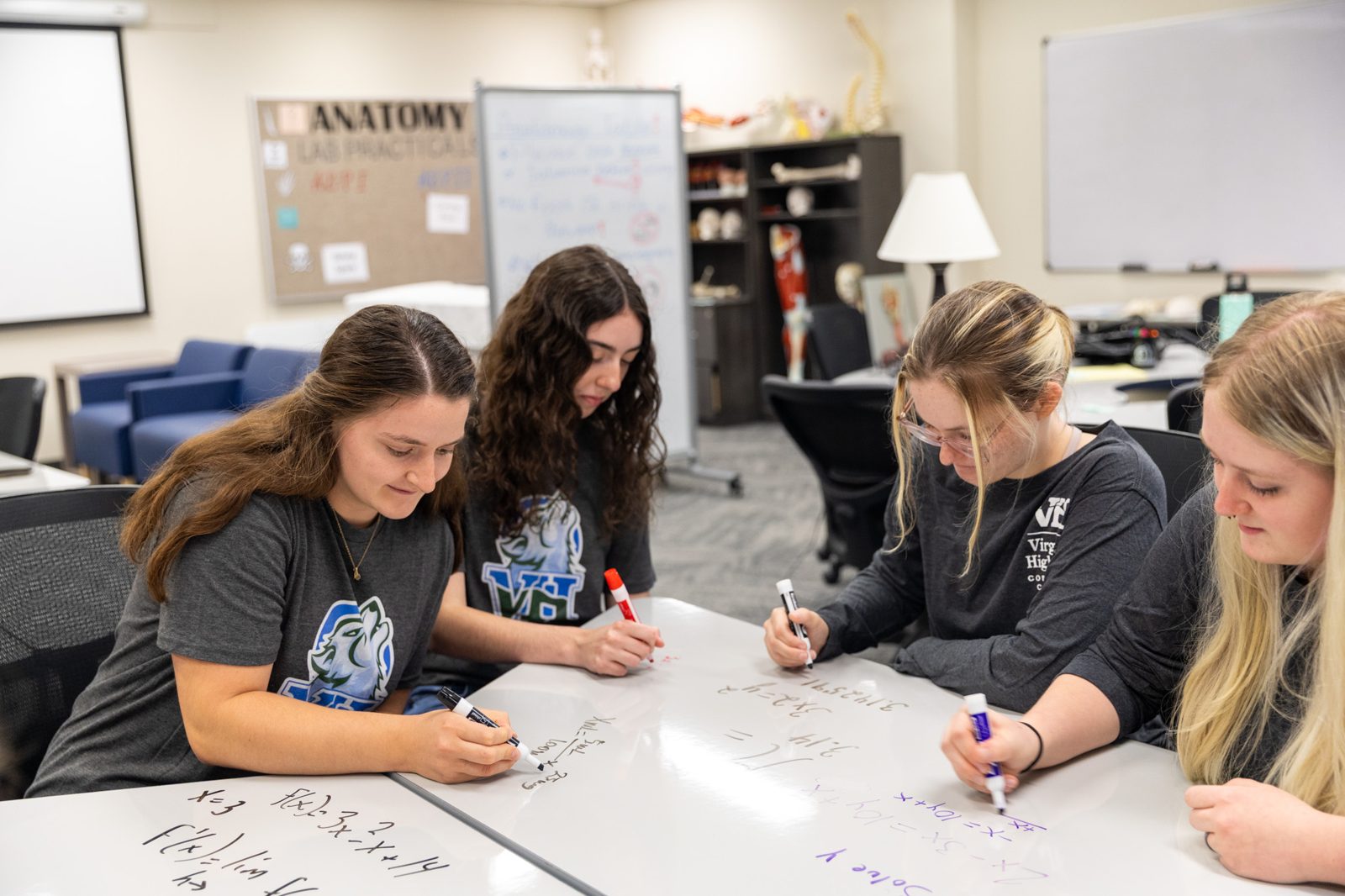 Virginia Highlands Community College students on campus