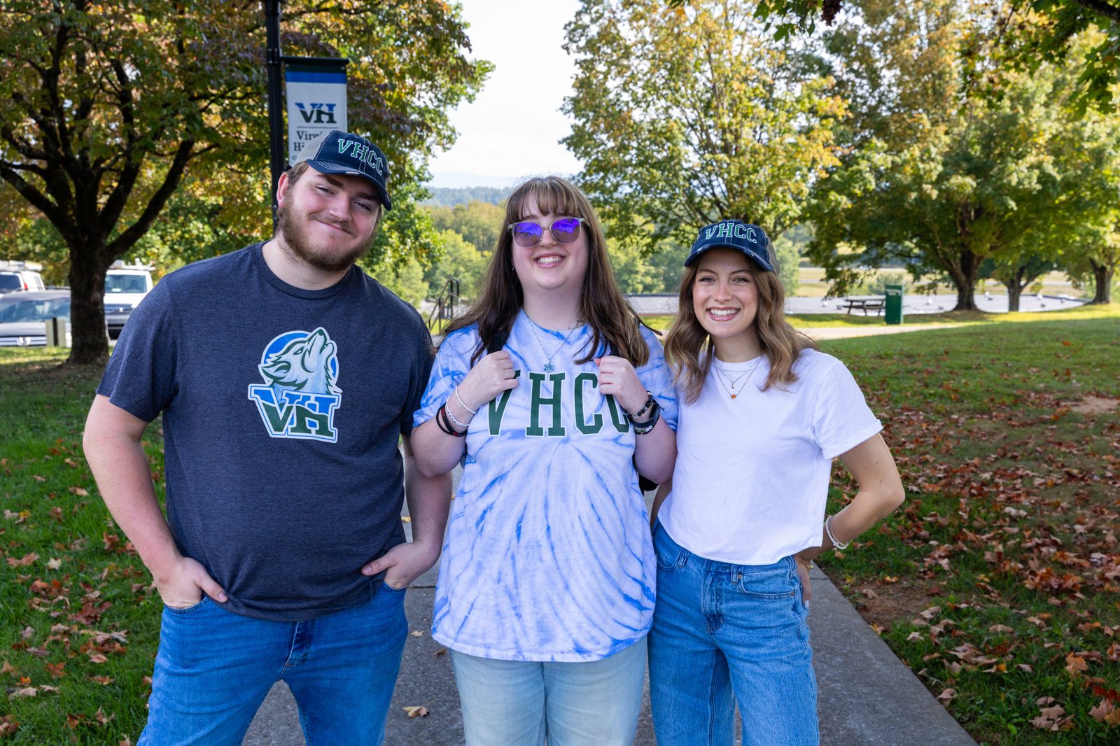 Virginia Highlands Community College students on campus